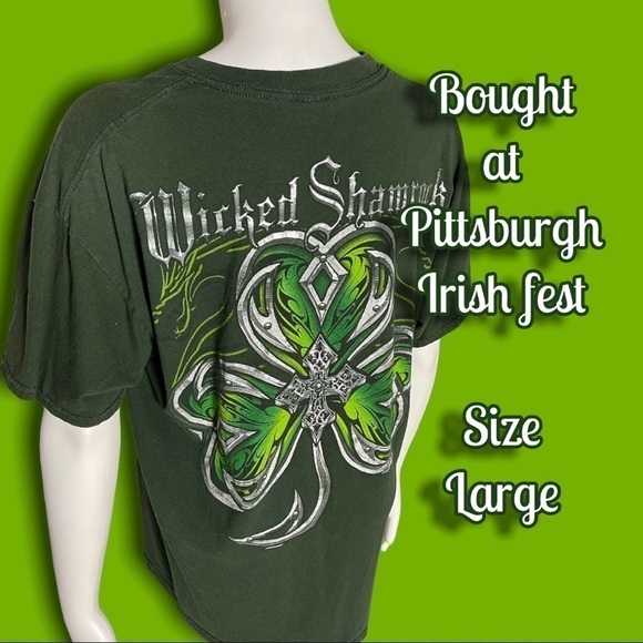 𝅺wicked Shamrock Festival Irish T-shirt - Picture 2 of 15